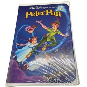 vintage Walt Disney Peter Pan VHS tape cartoon diamond edition English G READ